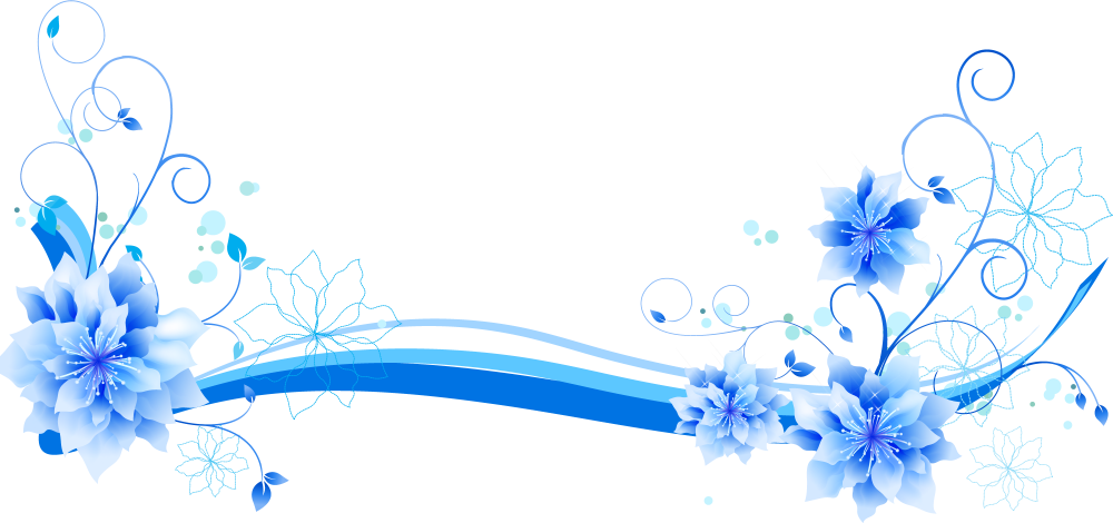 Синие узоры на белом фоне