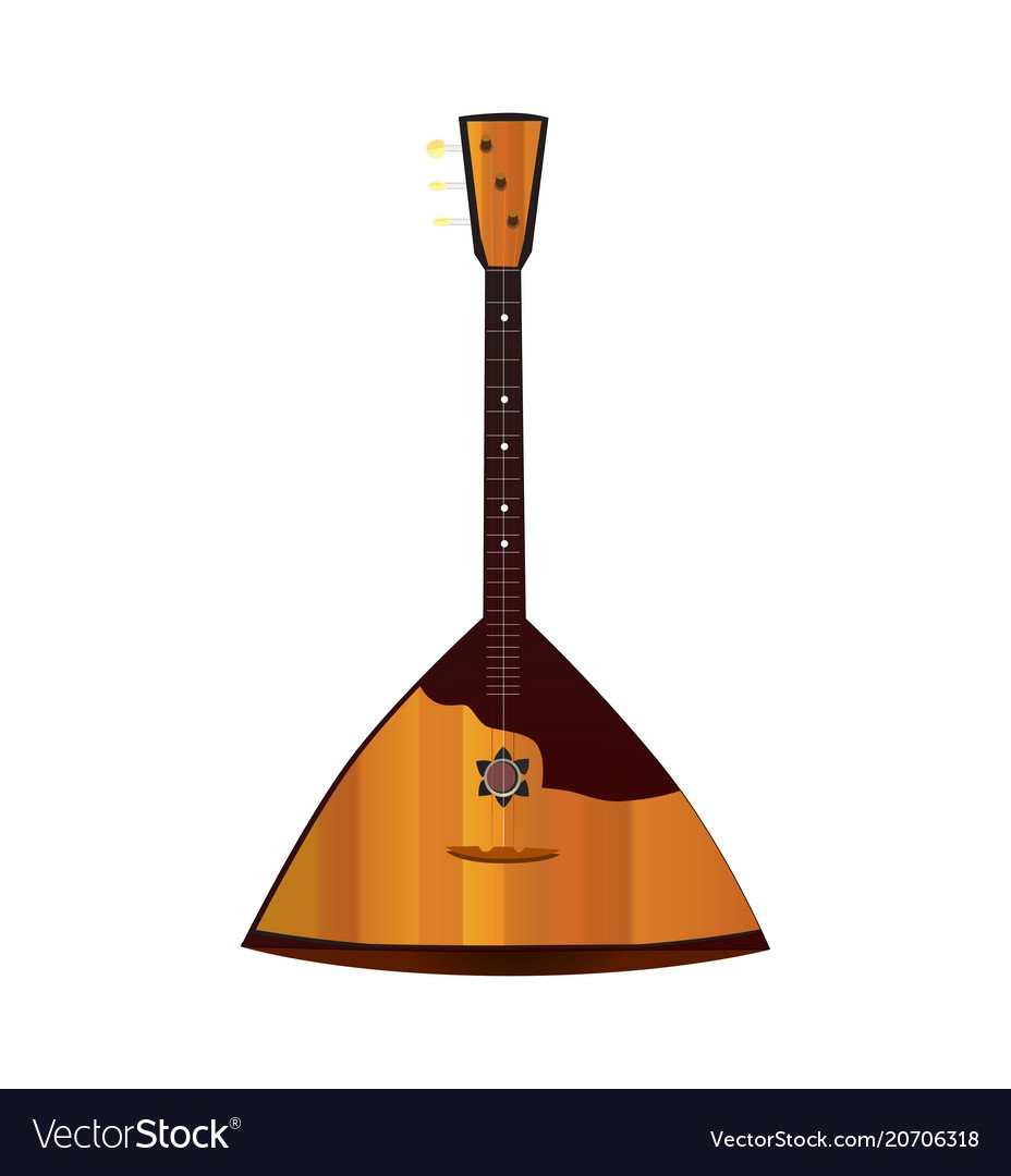 Балалайка на картоне