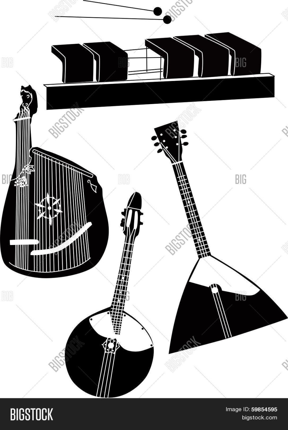 Балалайка и гармошка