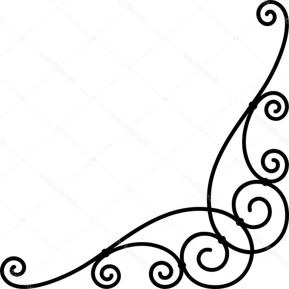 Узор легкий угловой