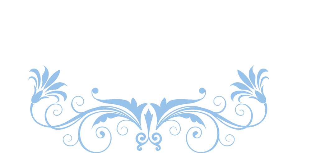 Синие узоры на белом фоне