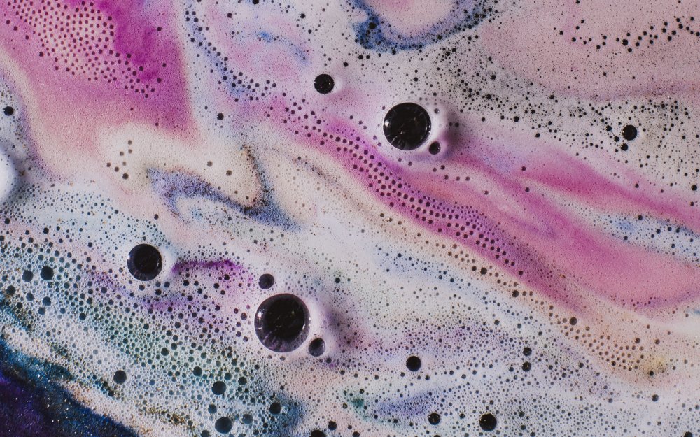 Мыльные пена разноцветные