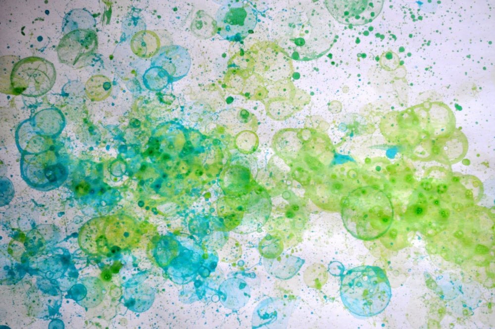 Рисование мыльной пеной