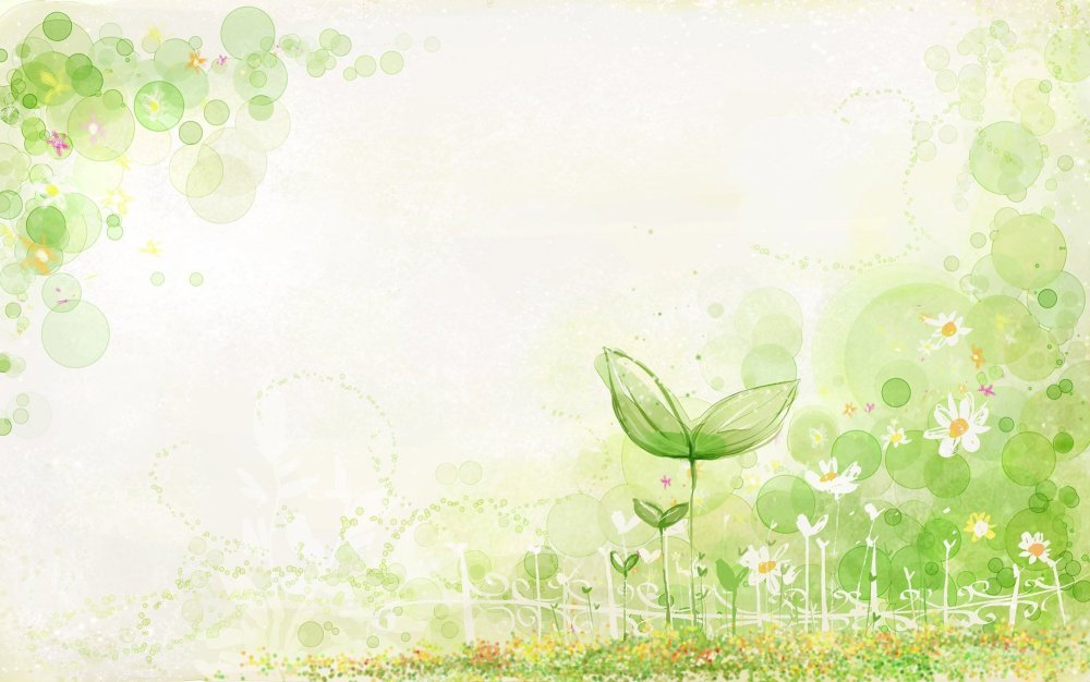 Рамка с цветами и птичками