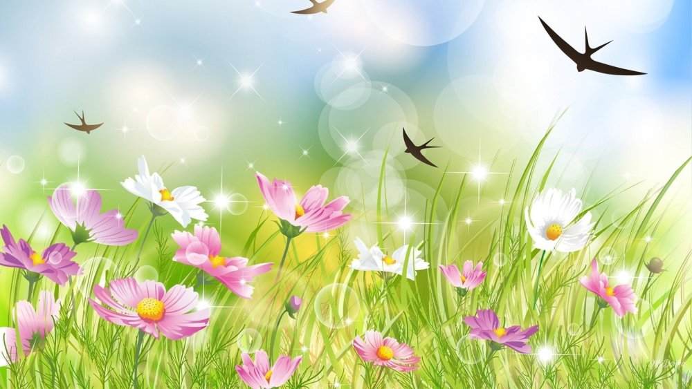 Рамка с цветами