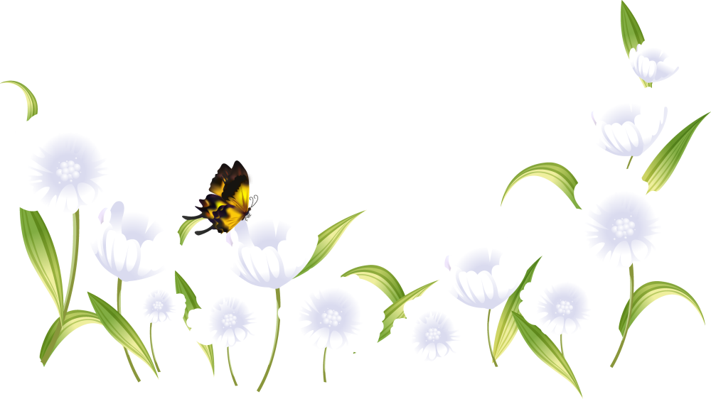 Цветы по бокам