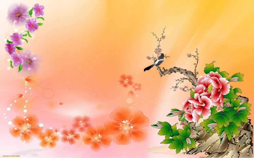 Весенний фон для презентации