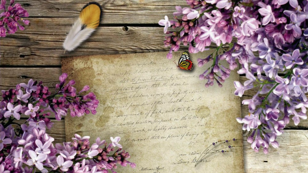 Рамка с цветами стильная