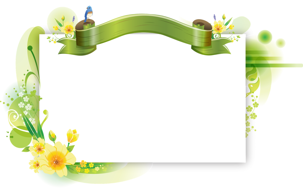 Рамка цветы