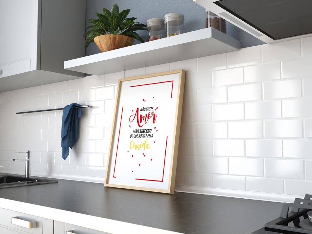 Мокап интерьер кухня