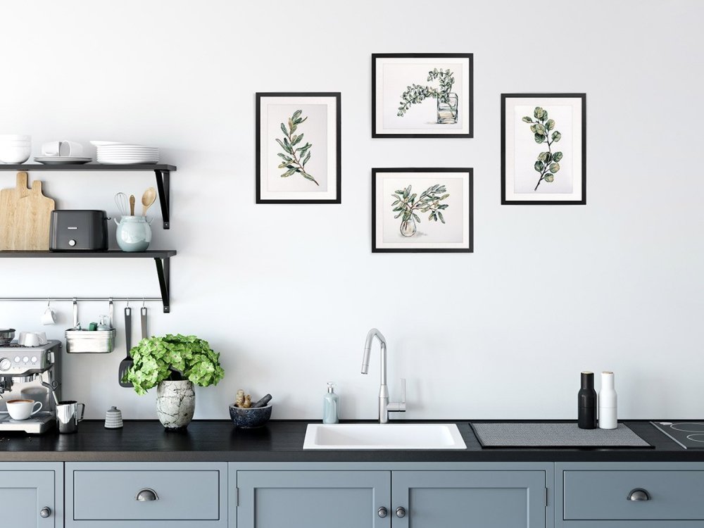 Кухонный гарнитур мокап