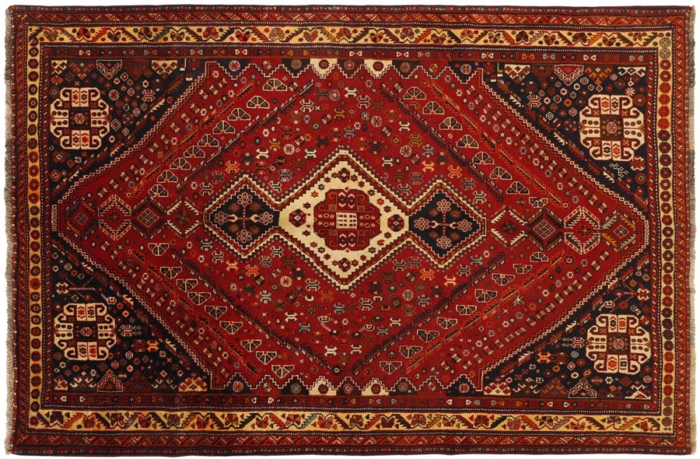 Башкирский ковер с орнаментом