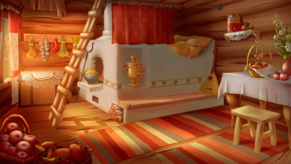 Сказительница картина художника