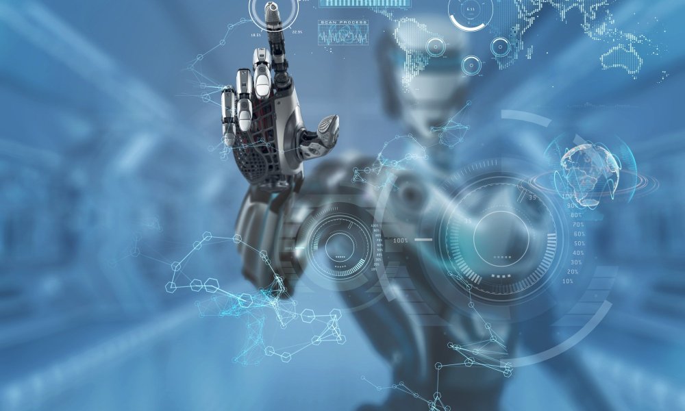 Фон для презентации робототехника