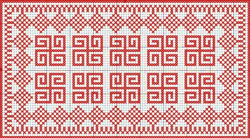 Славянский Свастичный орнамент