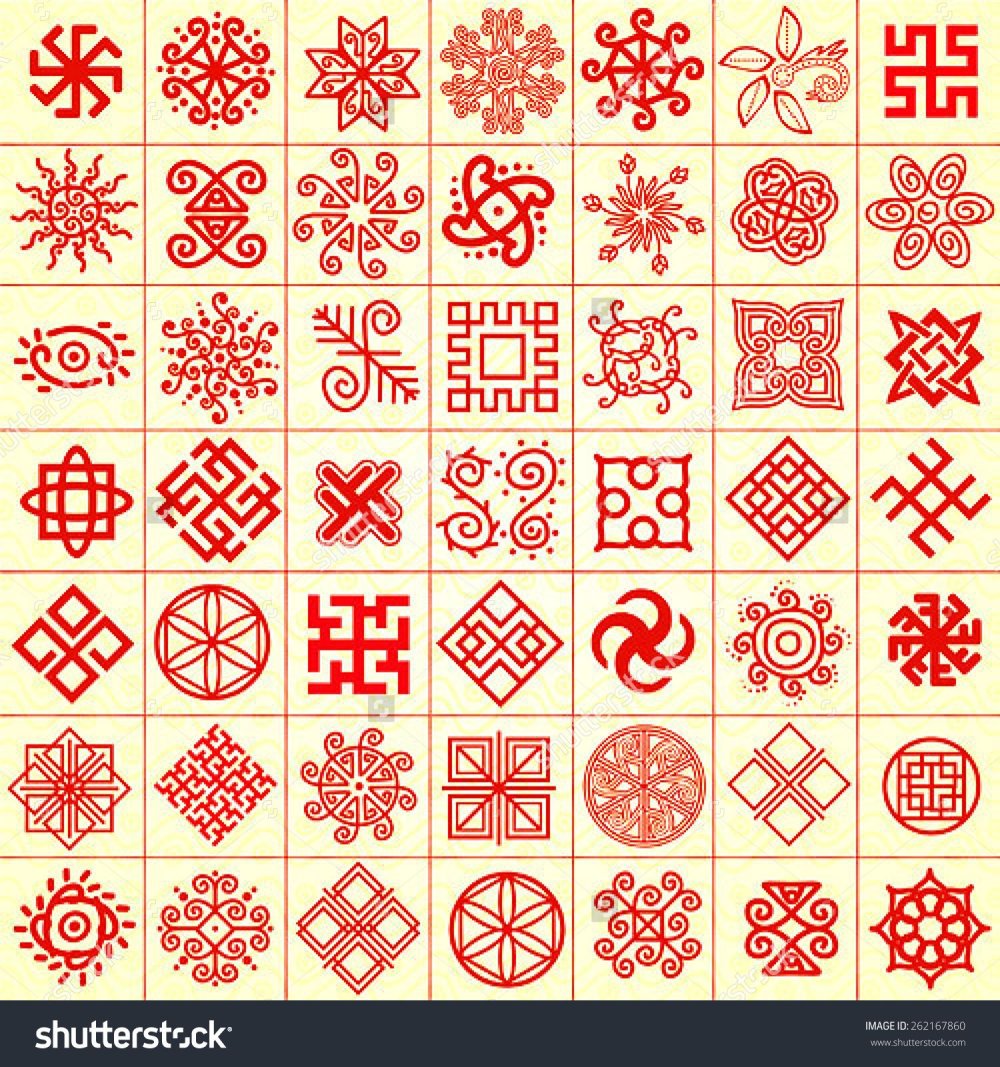 Солярные символы славян обереги