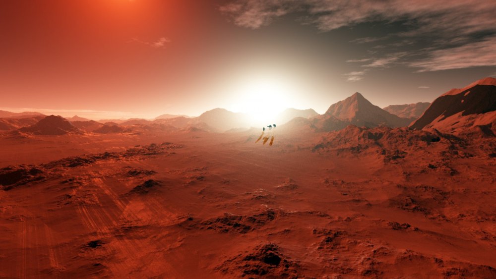 Пейзажи Марса с марсохода