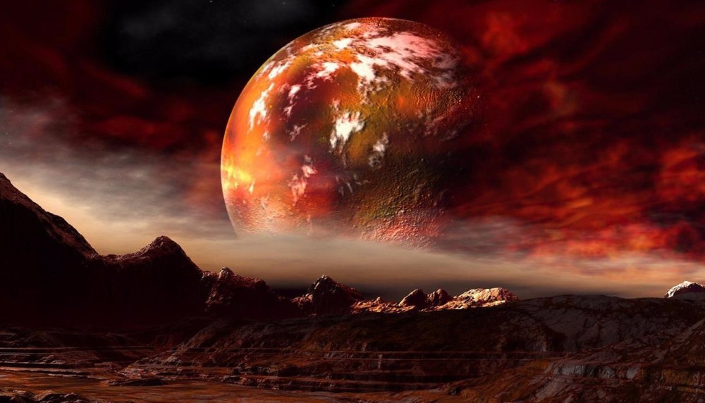 Фантастические пейзажи Марса