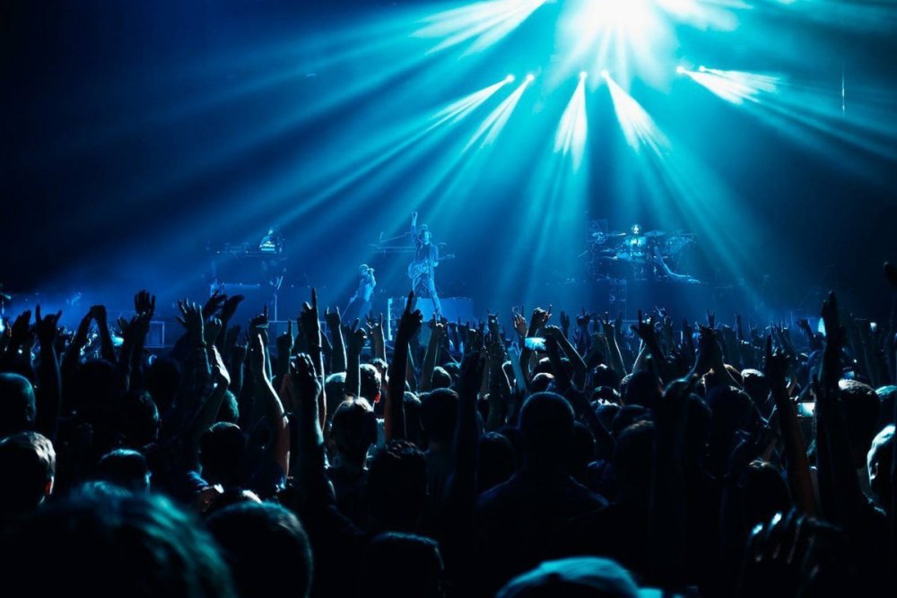 Толпа людей на концерте