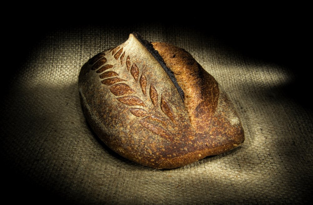 Красивые узоры на хлебе