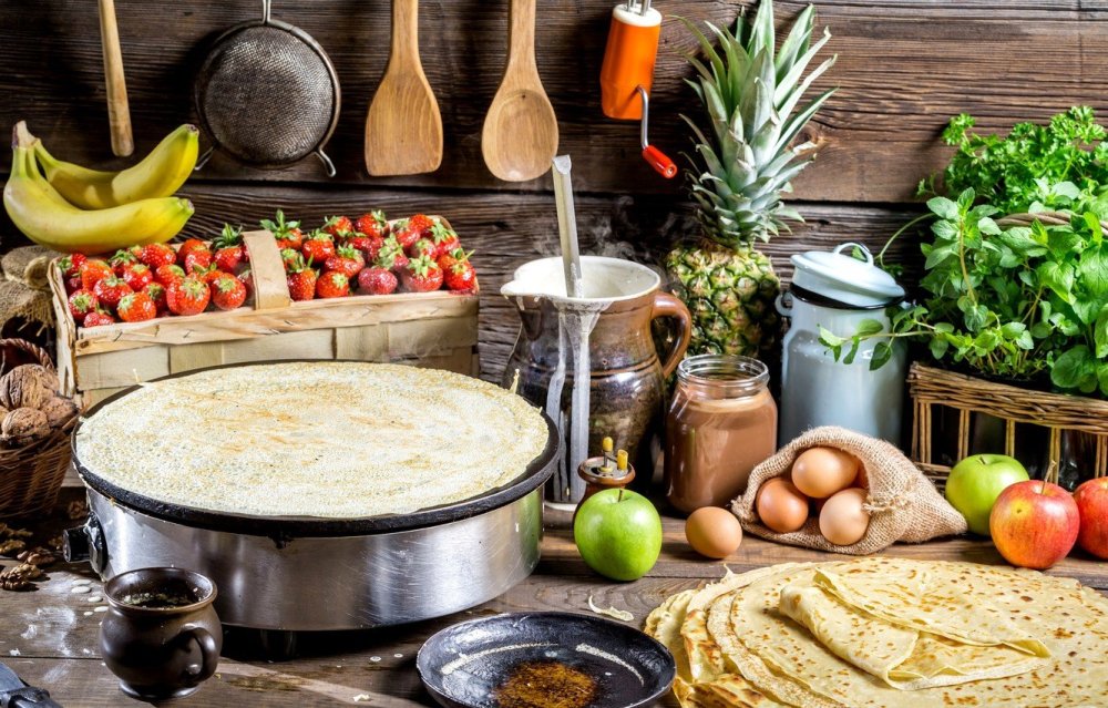 Продукты на кухне