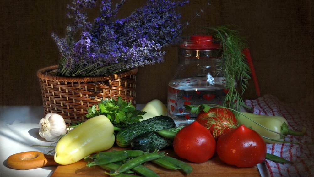 Натюрморт с овощами