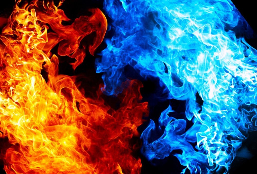 Красивые картинки: огонь и вода