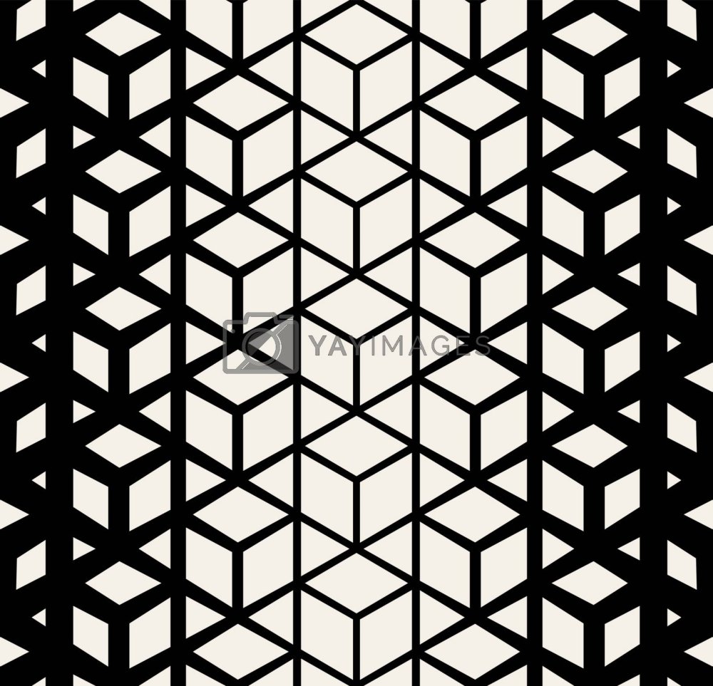 Черно белый геометричный узор