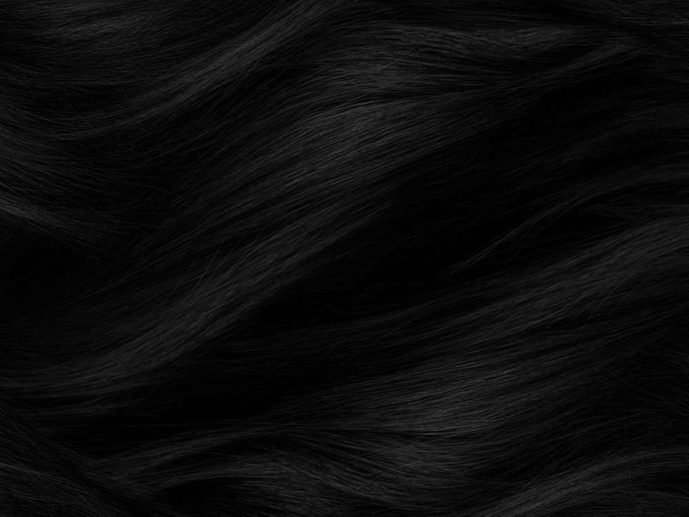 Волосы на черном фоне - 76 фото