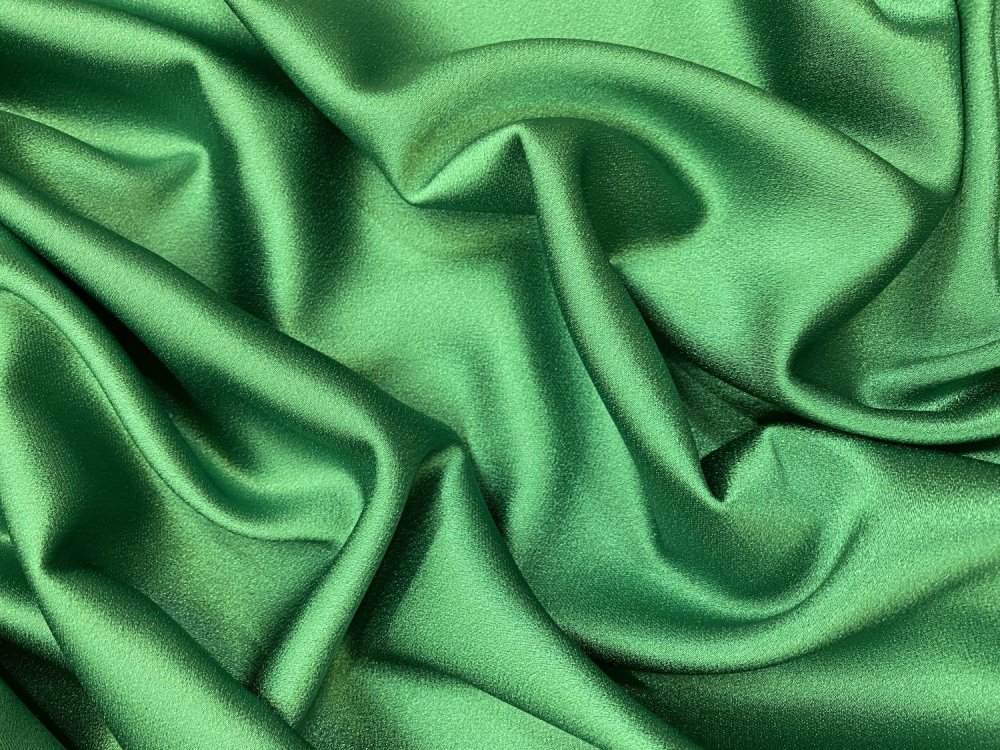 Зеленый атлас ткань - 86 фото