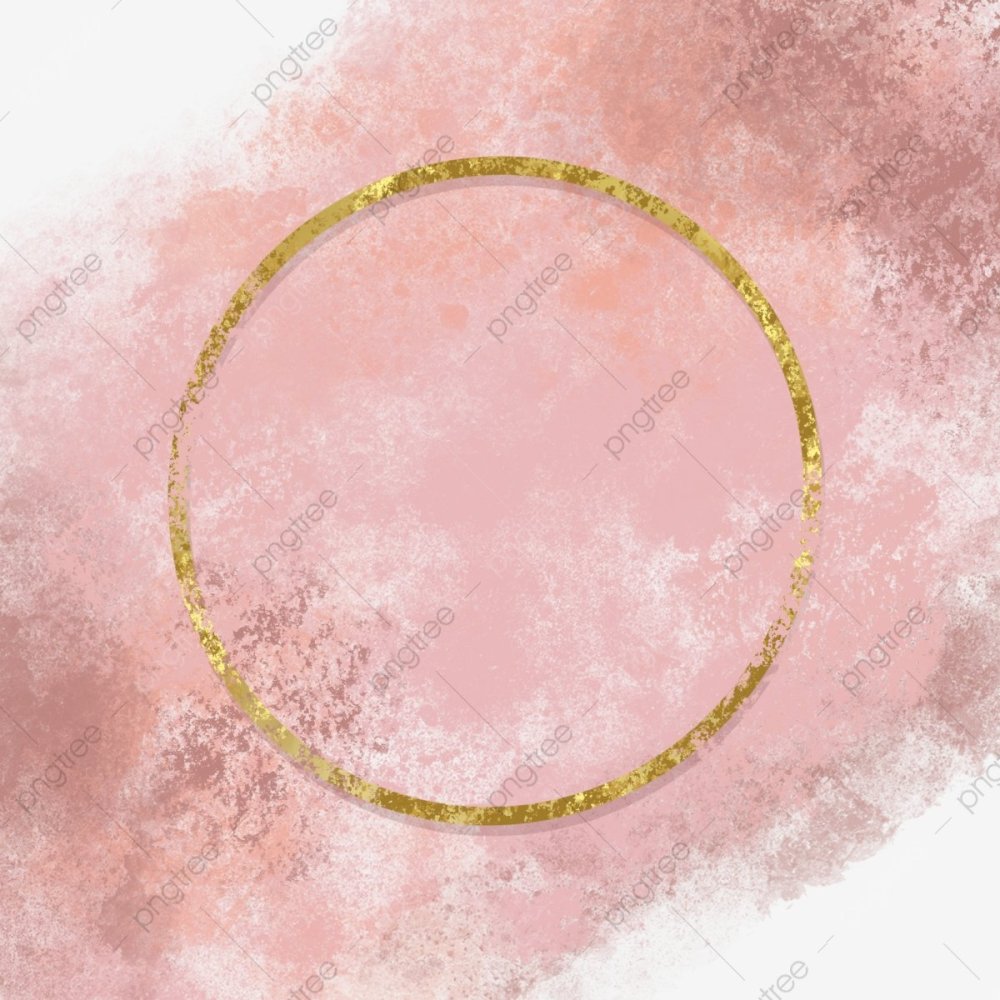 Нежно розовый круг