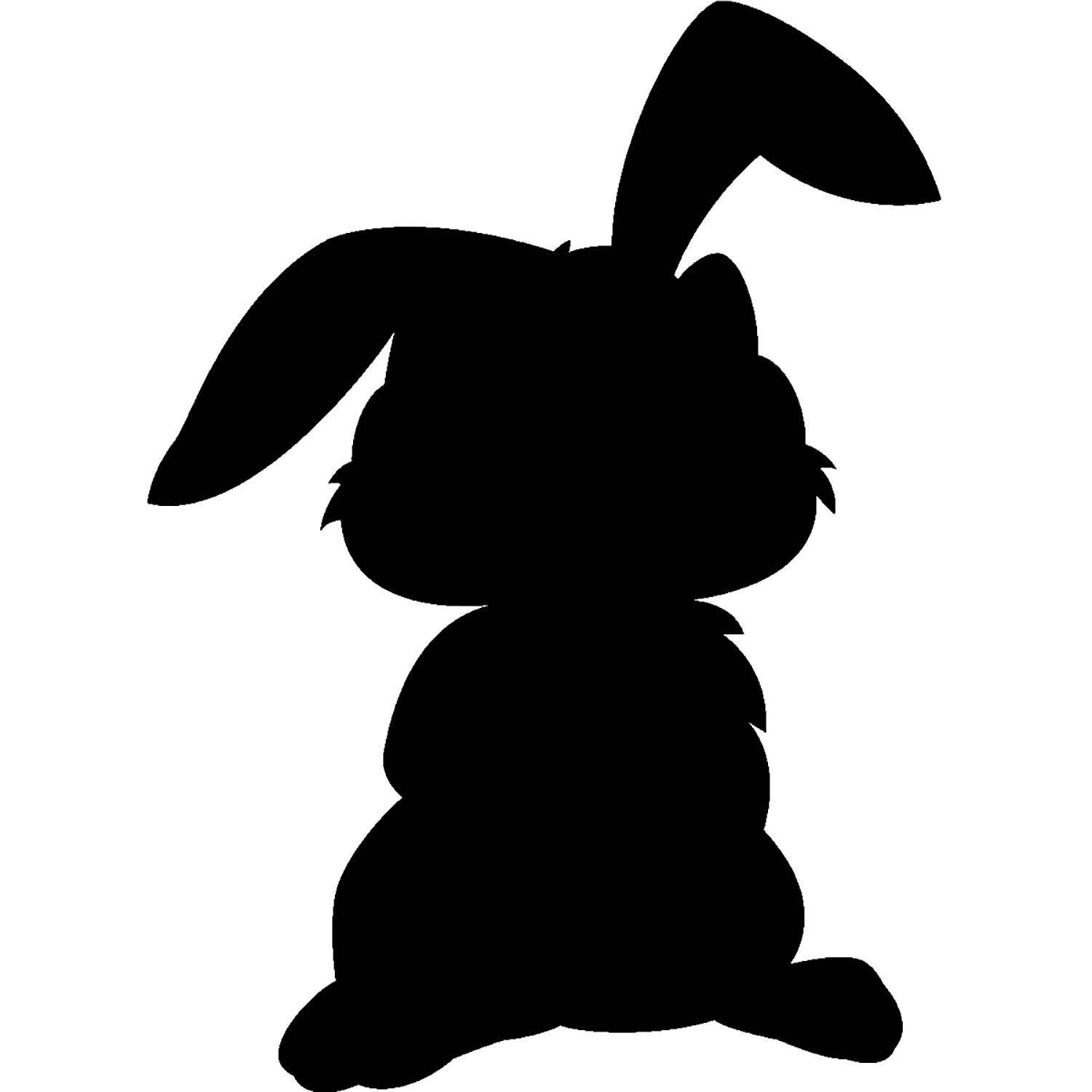 Зайчик тенью. Силуэт кролика. Трафарет зайчика для рисования. Тень зайца. Силуэт зайца.