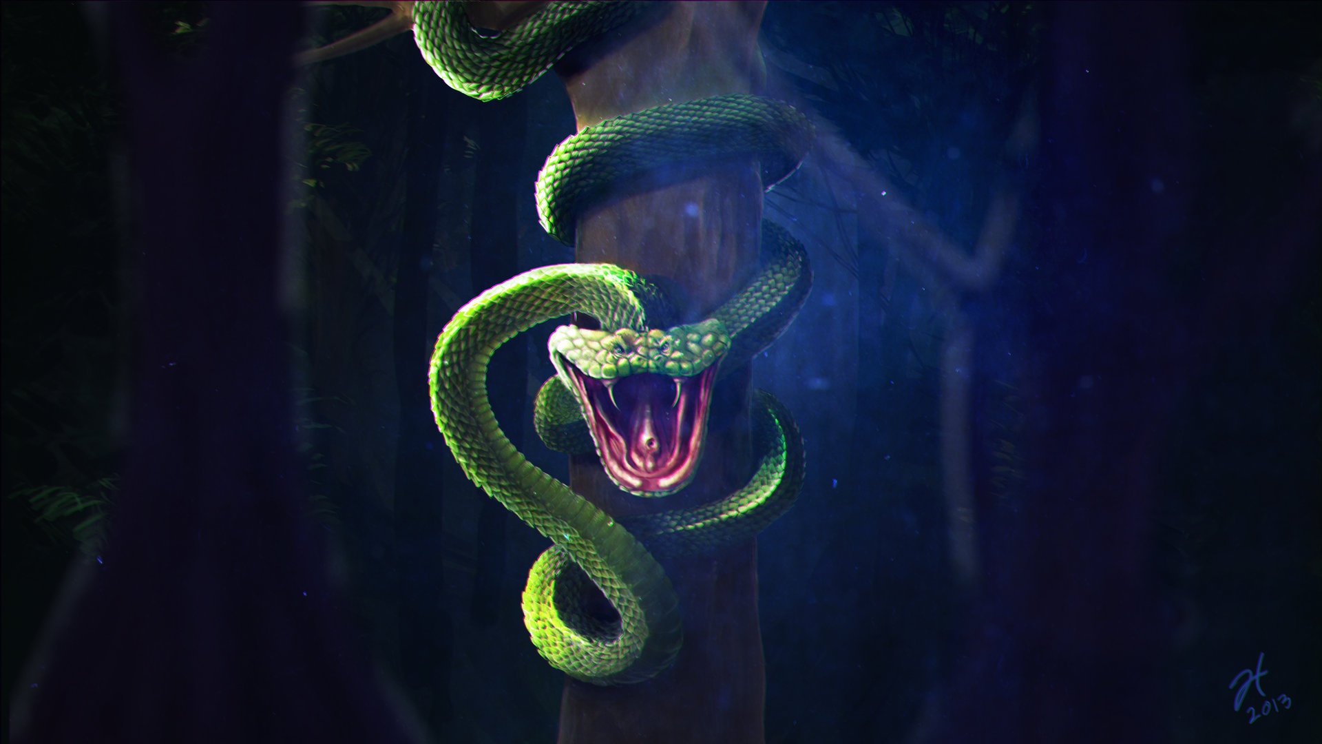 Змей на заставку телефона. Королевская Кобра Нагайна. Шенлу змея демон. Razer Snake Snake. Королевская Кобра зеленая.