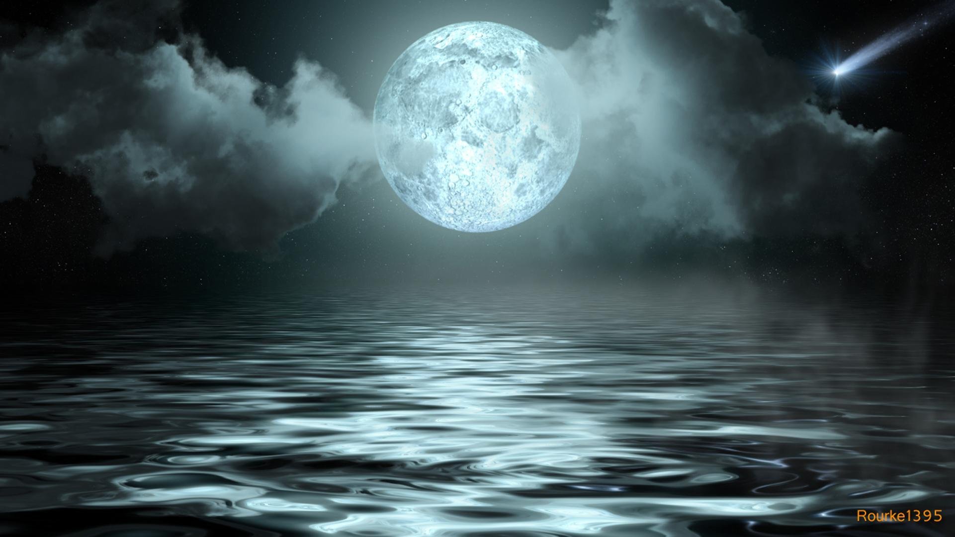 Тайна полной луны. Ночное море. Луна и море. Лунный пейзаж. Лунная ночь.