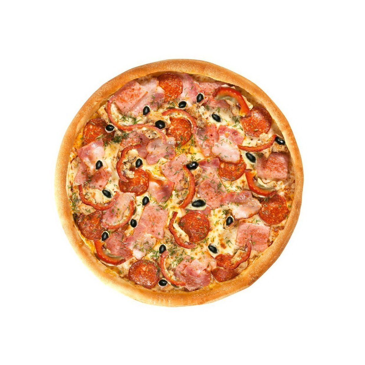 фото пиццы на белом фоне пепперони фото 48