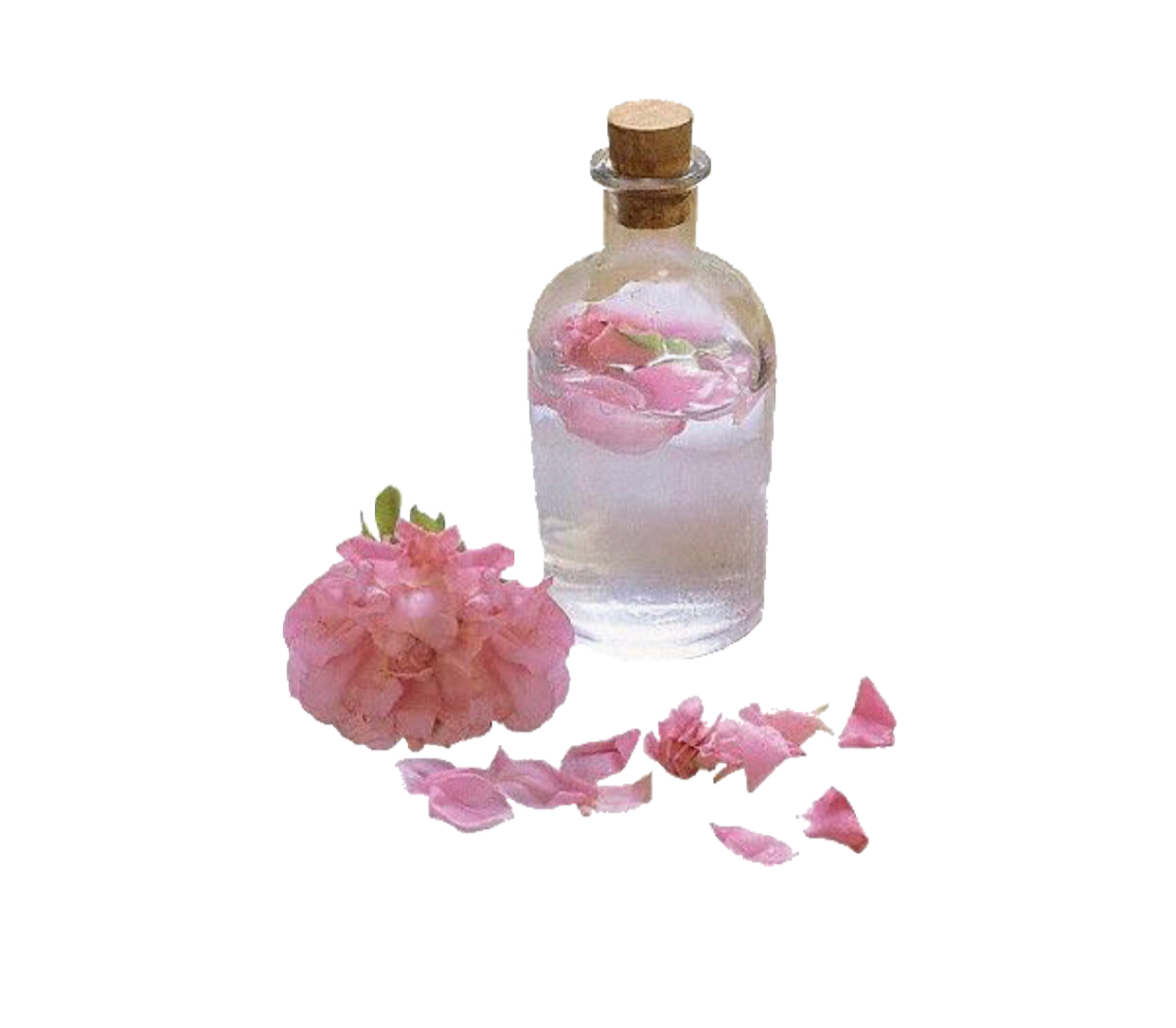 Вода розовых лепестков