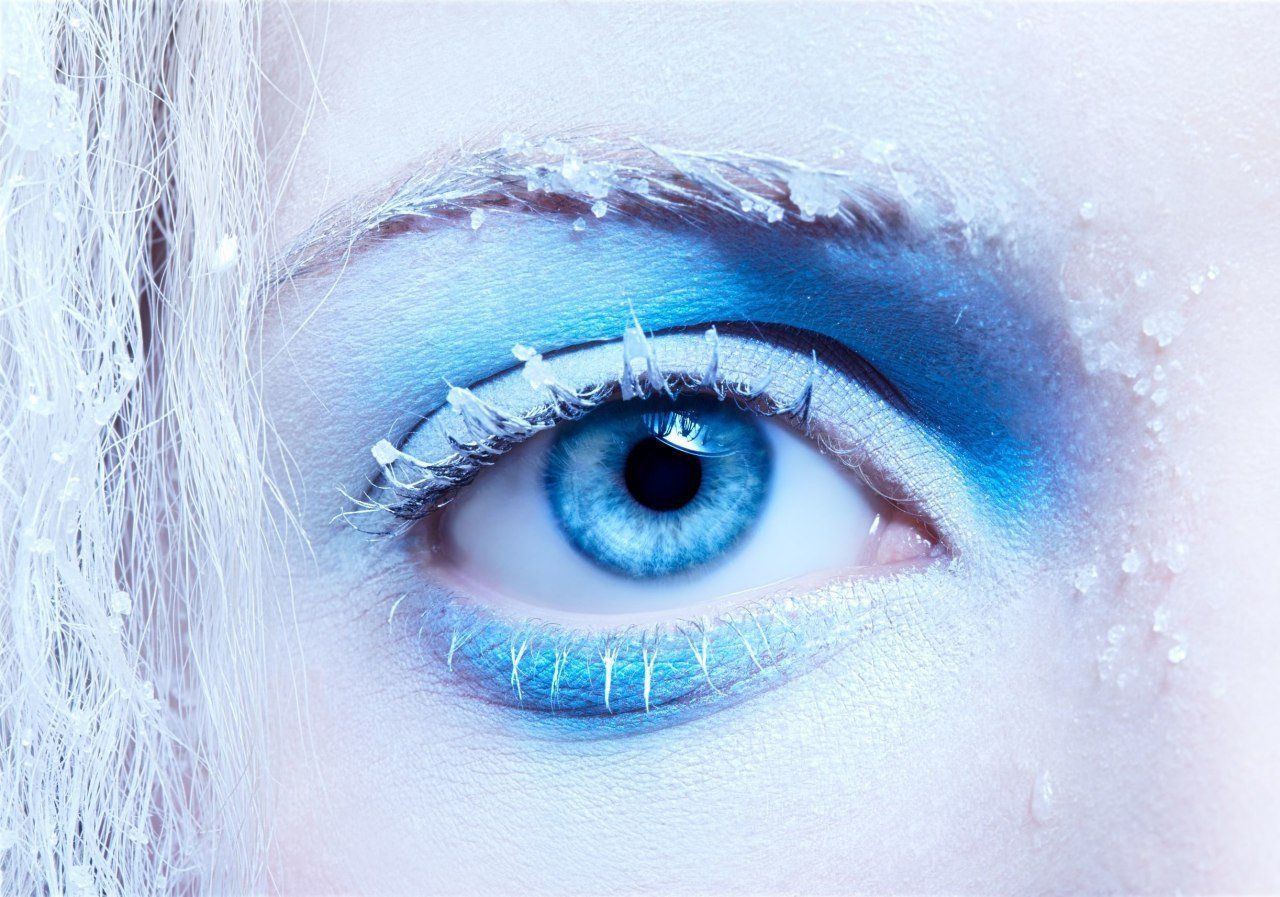 Ледяные голубые глаза - 74 фото