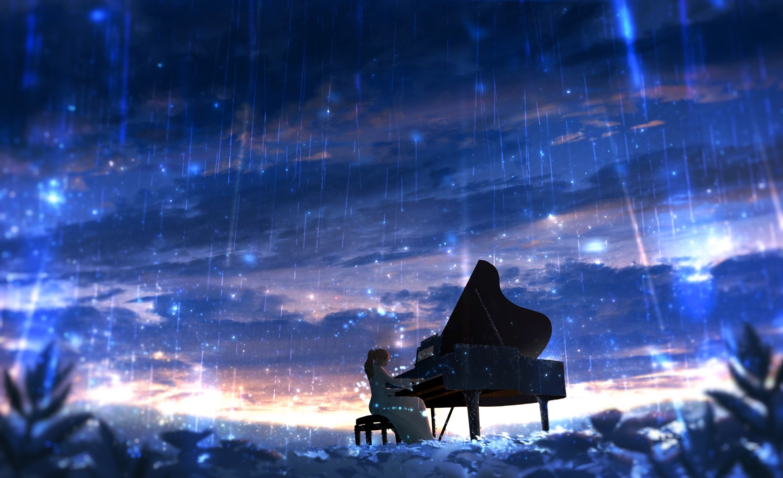 Музыка без звезды. Звездное небо пианино. Пианино арт. Пианино ночь. Фортепиано фон.