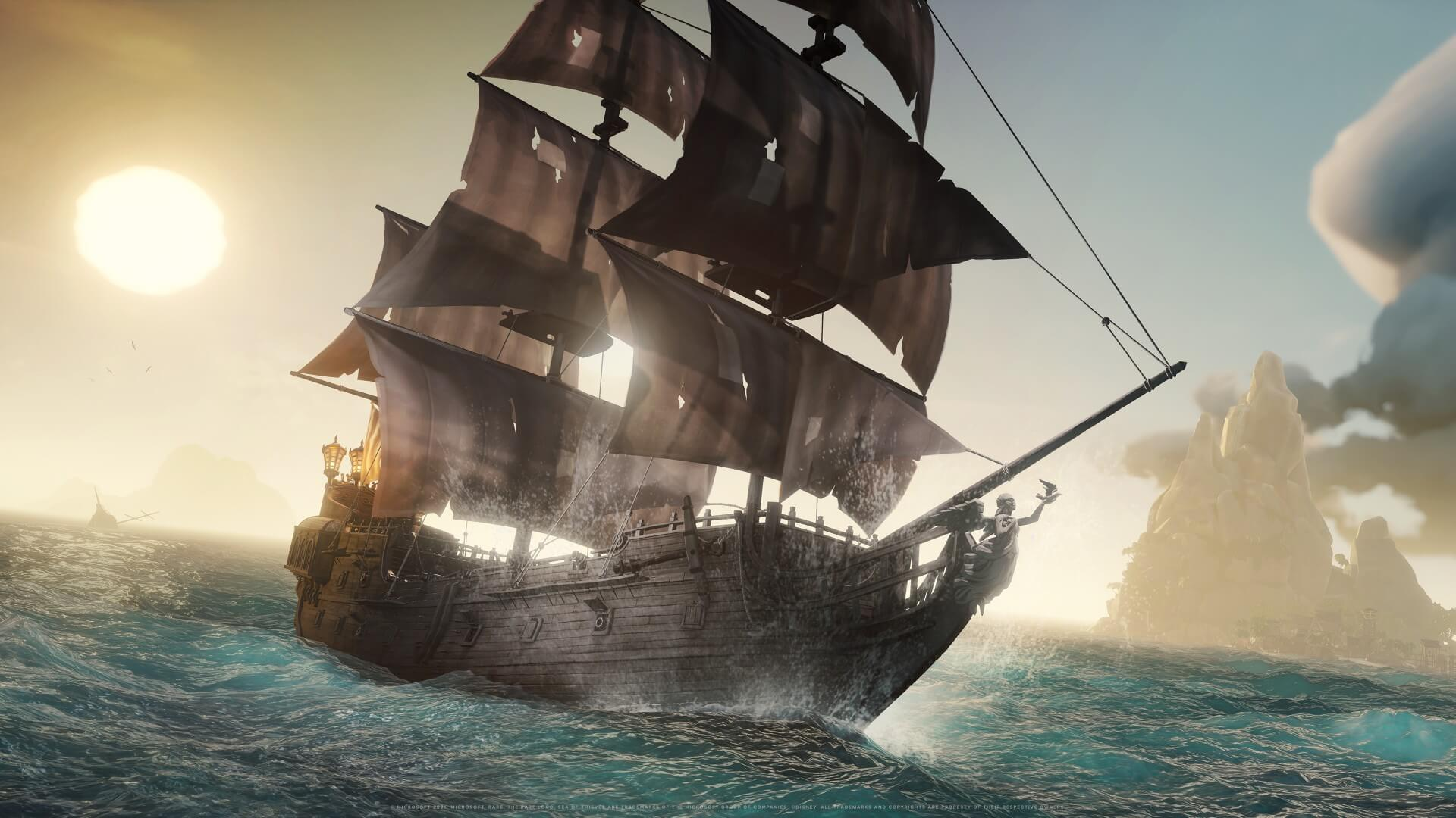 Корабли 1 час. Чёрная Жемчужина корабль Sea of Thieves. Sea of Thieves черная Жемчужина пираты Карибского моря. Sea of Thieves Pirates Life. Sea of Thieves a Pirate s Life.