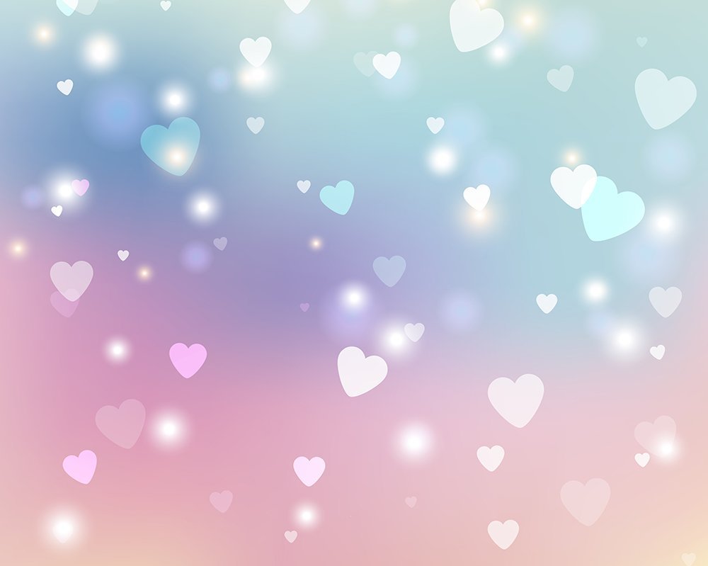 Розовый фон с сердечками
