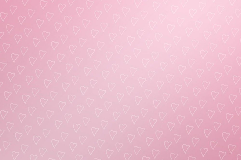 Розовый фон с сердечками