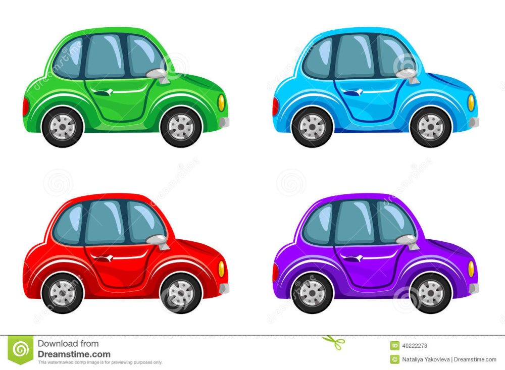 Цветные машинки