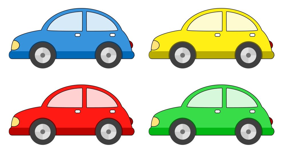 Автомобиль на однотонном фоне