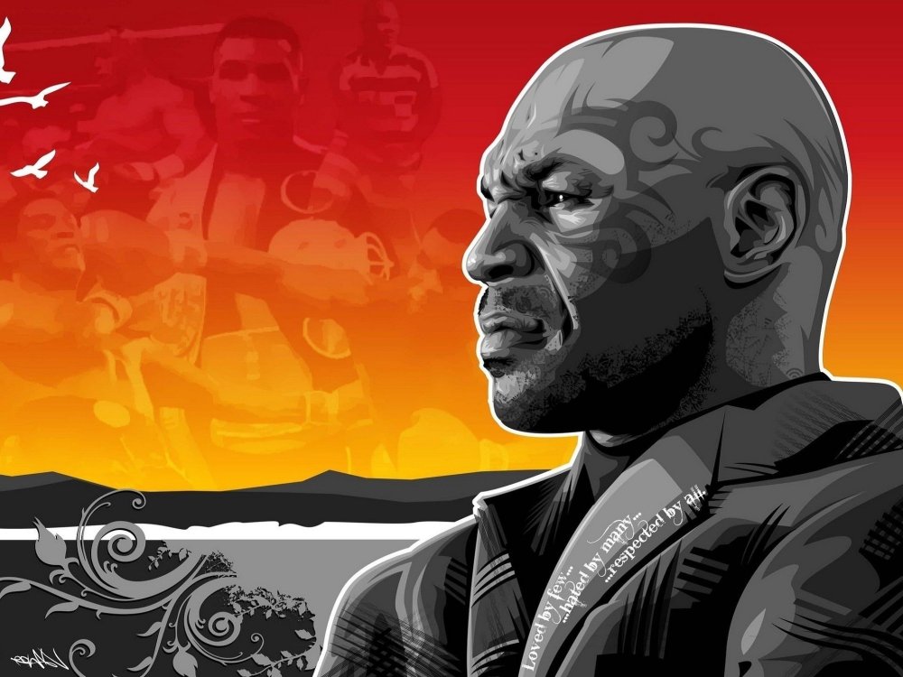 Майк Тайсон бокс арт