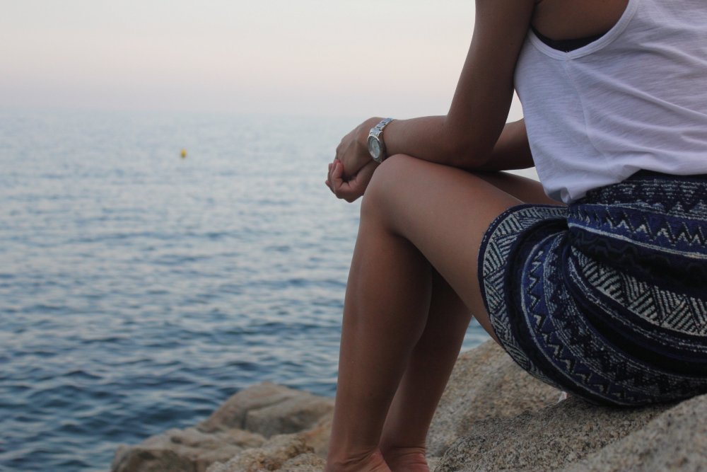 Красивые ноги девушек море