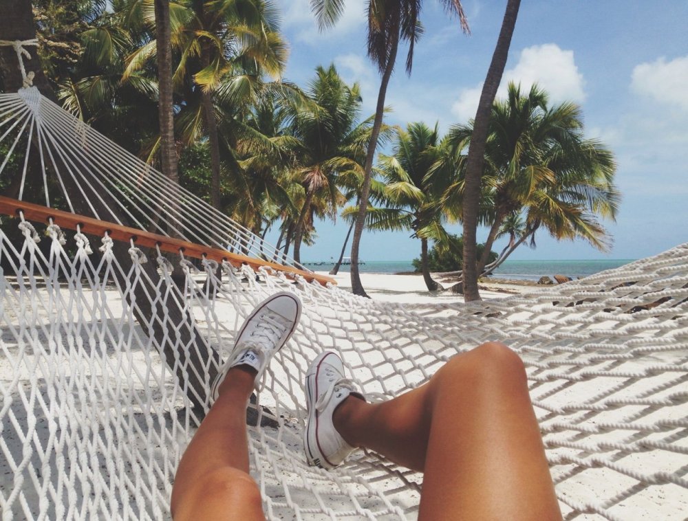 Селфи с пальмами