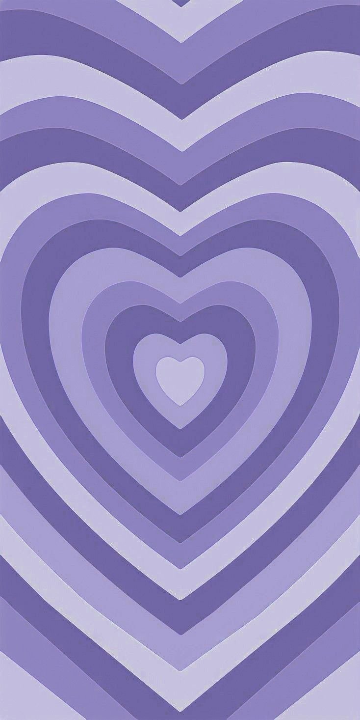 Сердце фиолетовое