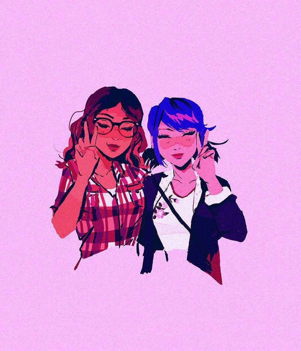 Маринетт Алья и Хлоя