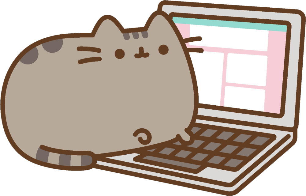 Котенок спит на клавиатуре