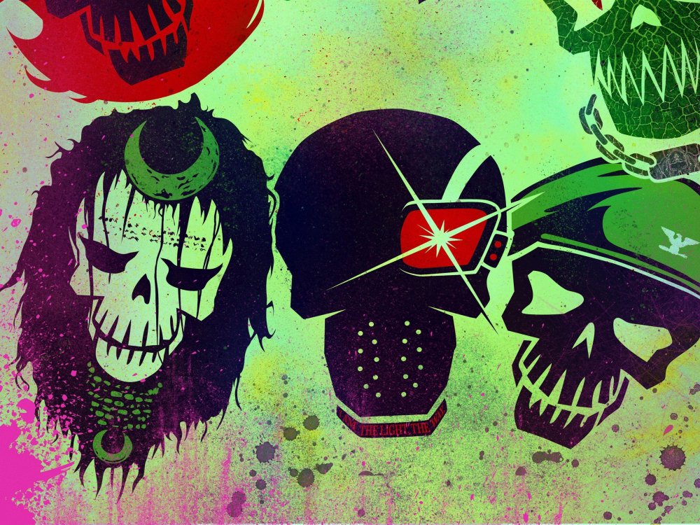 Отряд самоубийц фон для фотошопа